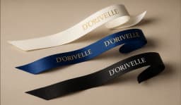 Gold Foil Print Ribbon image 2