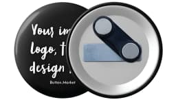 Round Tin Custom Magnet image 2