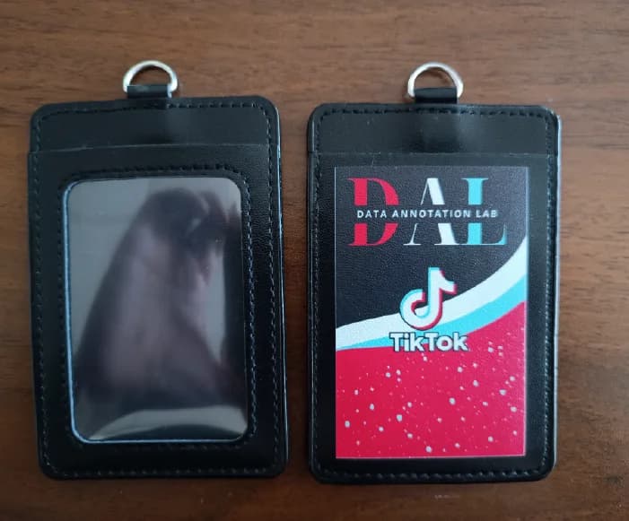 Custom card holder for an event