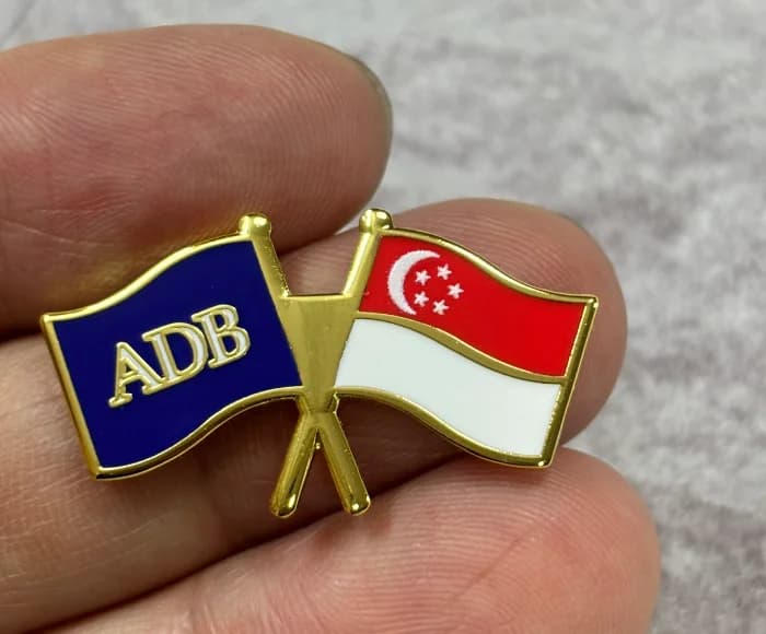 Custom enamel pin produced for a customer
