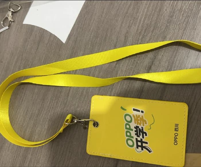 Custom lanyard for an event