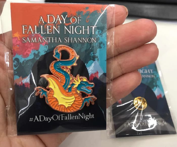 Soft enamel pin