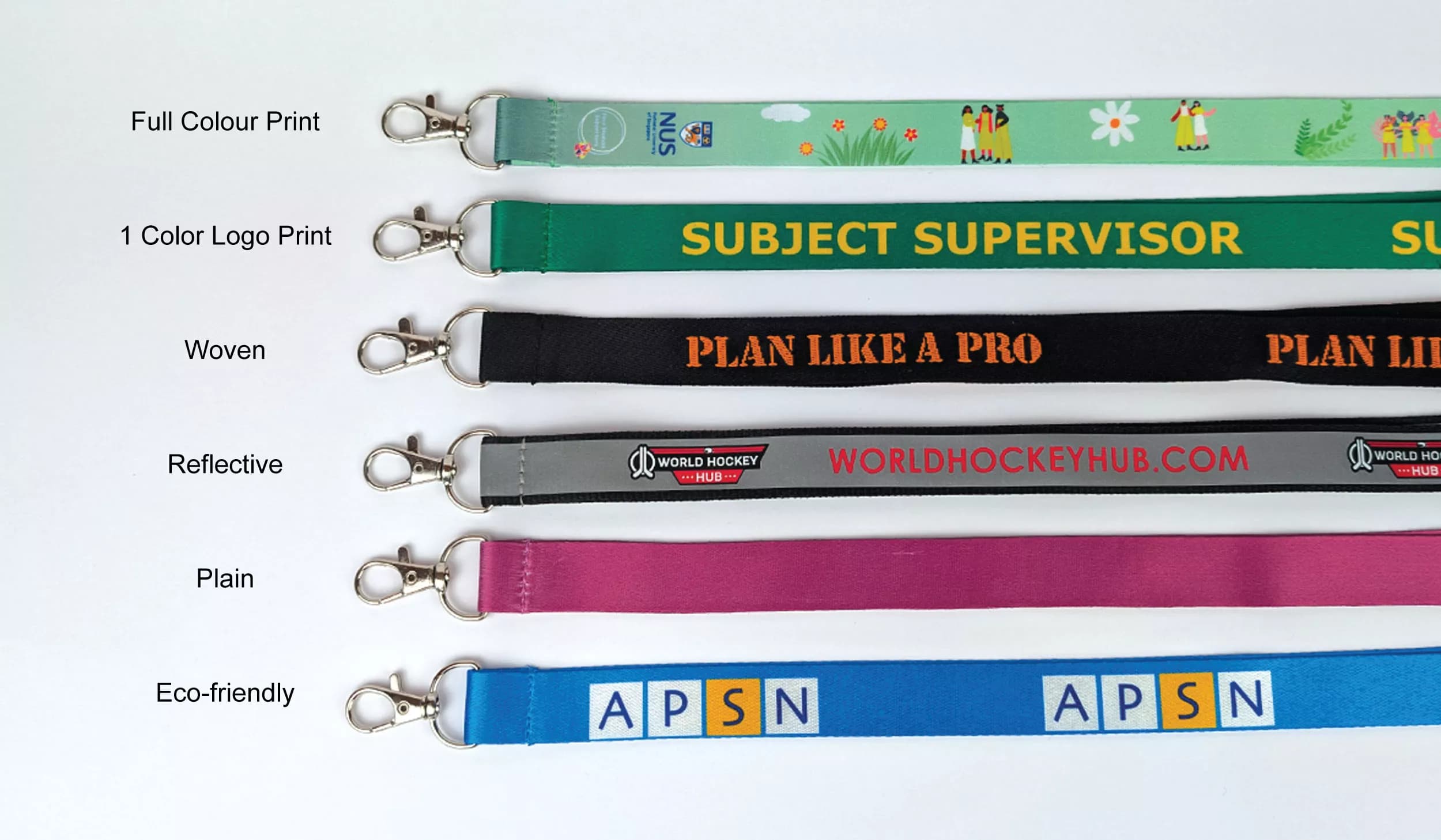 Woven lanyard