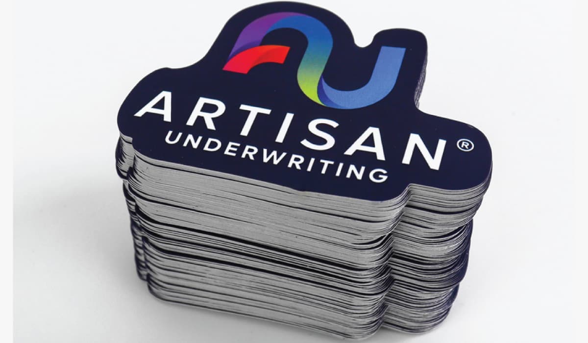 Promotional Chrome Paper Fridge Magnet
