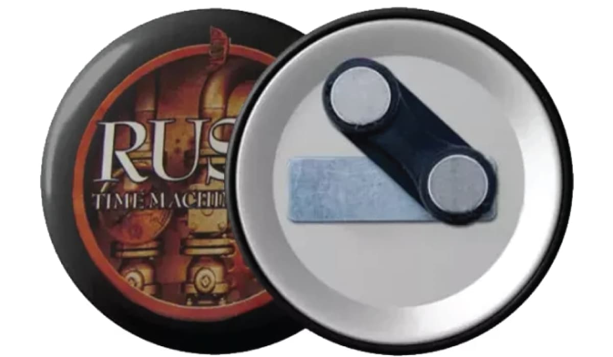 Round Tin Custom Magnet
