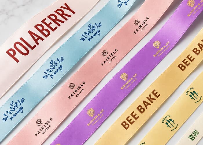Silk Screen Print Ribbon