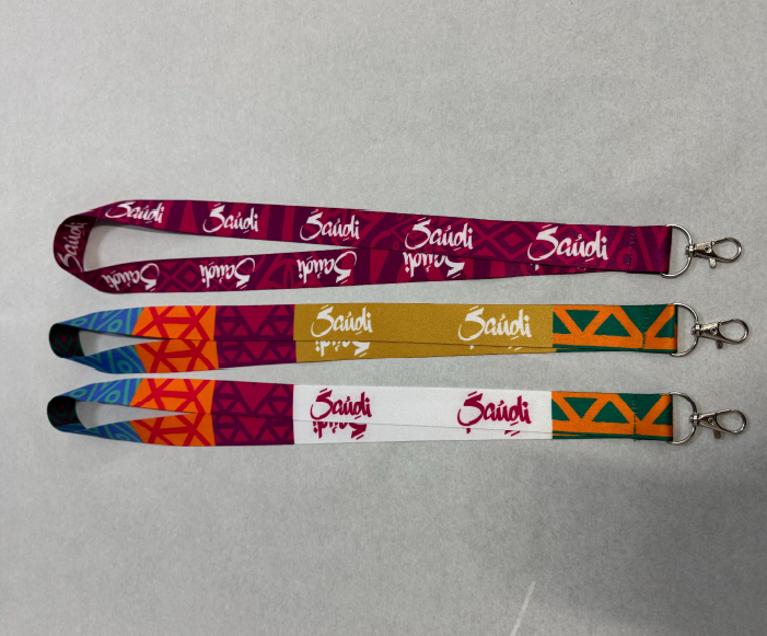 Custom lanyard for an event